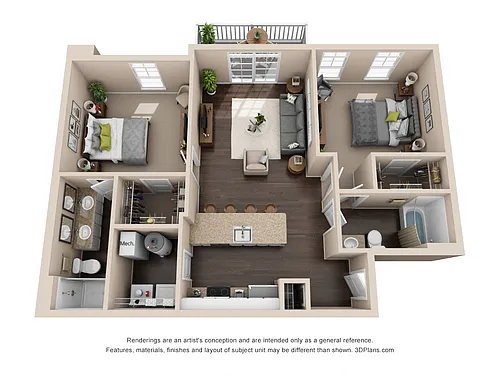 Floor plan The Bronson