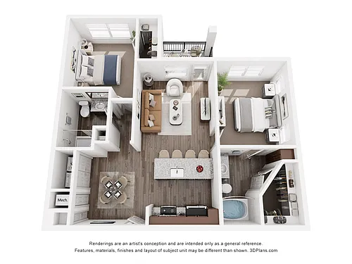 Floor plan B1