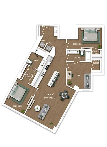 Floor plan C1B