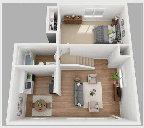 Floor plan 1x1 reno 2