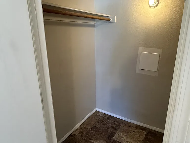 Closet in master bedroom