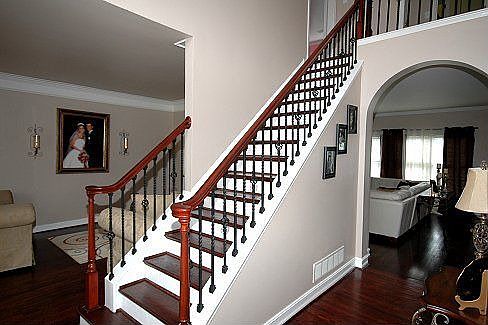 Wrought Iron Spindle Staircase