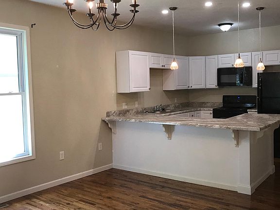 Family room opened into the kitchen.