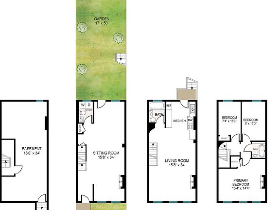 3rd image of 437 Warren St Floor 1