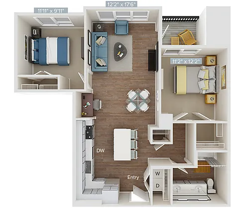 Floor plan B1-951-2
