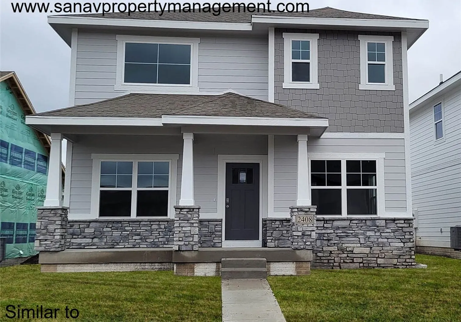 Modern 4-Bedroom Home in Prairie Trail | 2408 SW Plaza Parkway — Photo 1