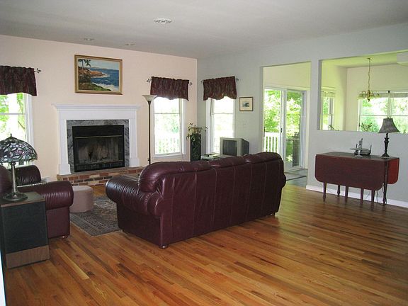Hardwood floors; fireplace & central vacuum