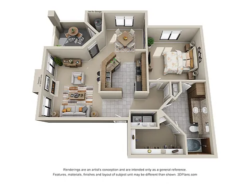 Floor plan Sago with Carport