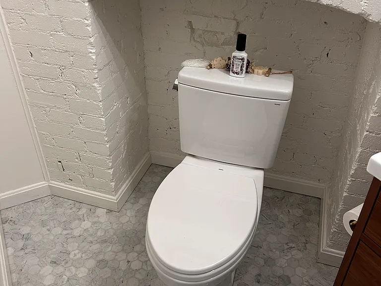 Main bathroom toilet.