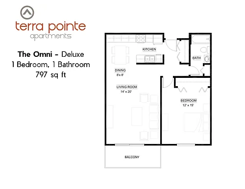 Floor plan The Omni - Deluxe