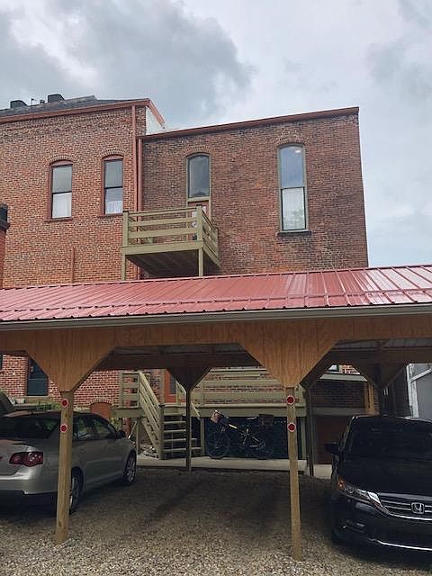 One covered spot is included