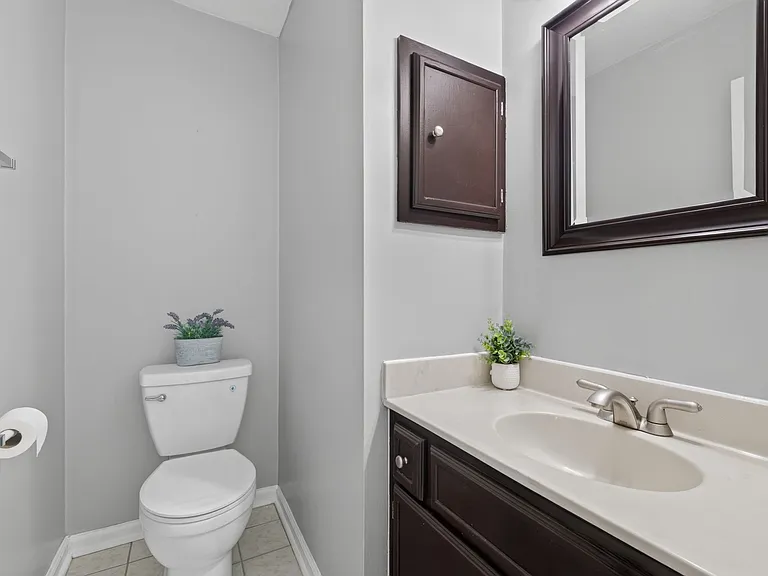 Downstairs half bath