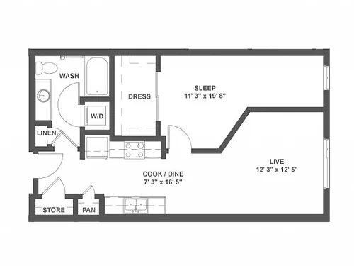 Floor plan A3b