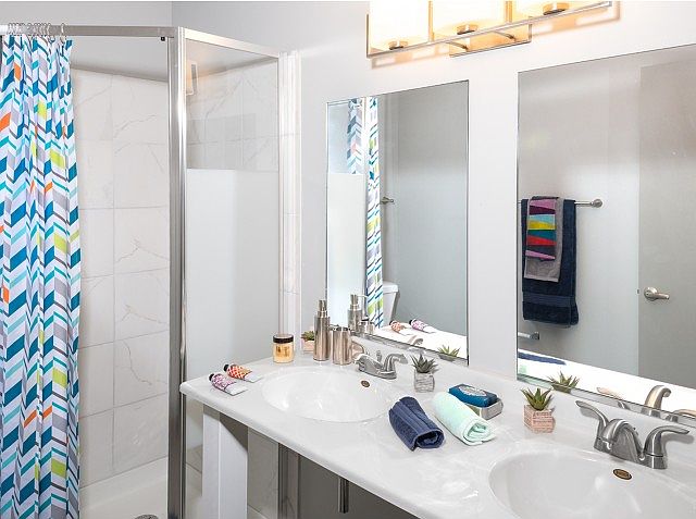 Bathroom with Double Vanity