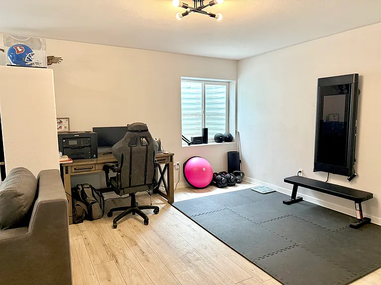 Basement - partially finished area