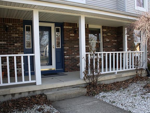 Inviting front porch