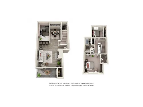 Floor plan 2x1TH