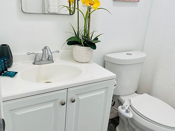 Not an actual photos, but will be similar set up and furniture