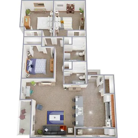 Floor plan 3 Bedroom