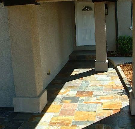 Slate Front Walk