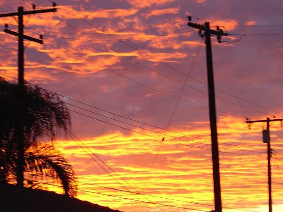 the view to the west