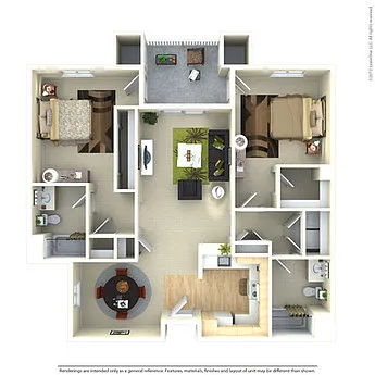 Floor plan The Capri