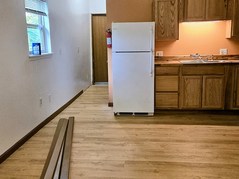 kitchen and hallway