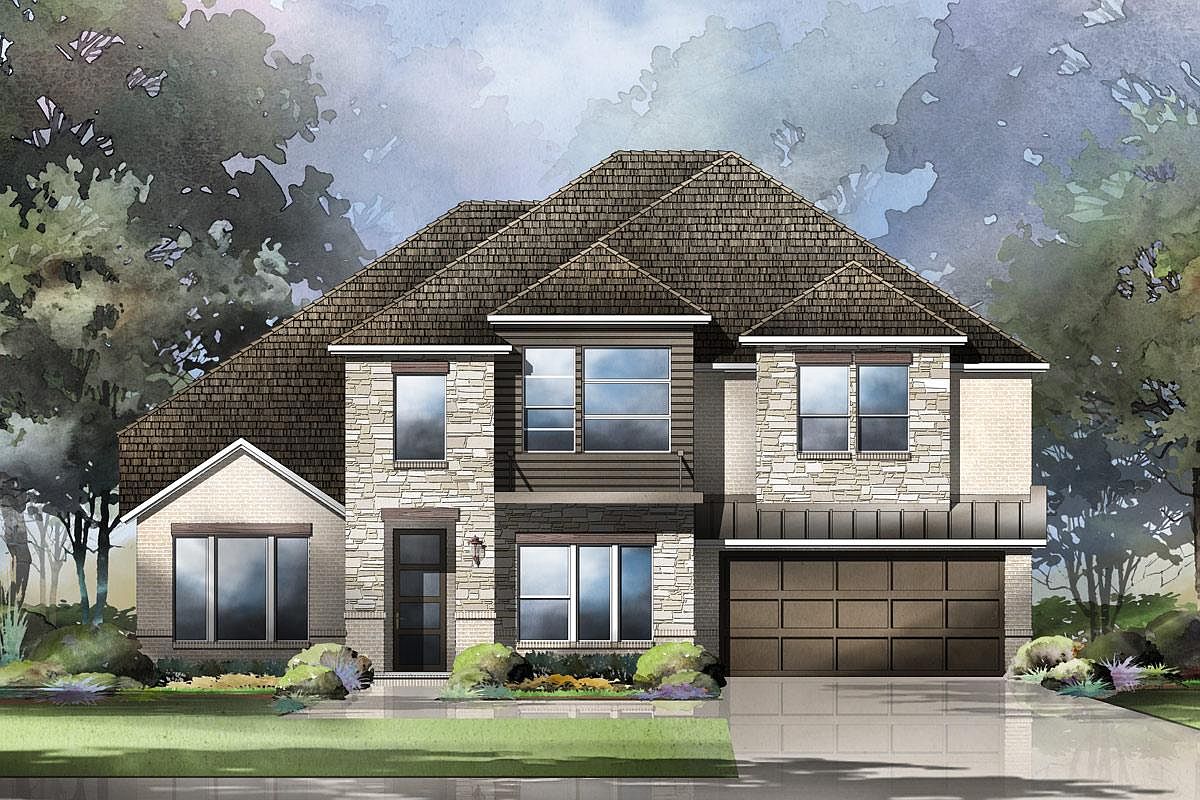 Grand Somercrest II Plan, Cedar Ridge Estates, Grand Prairie, TX 75054