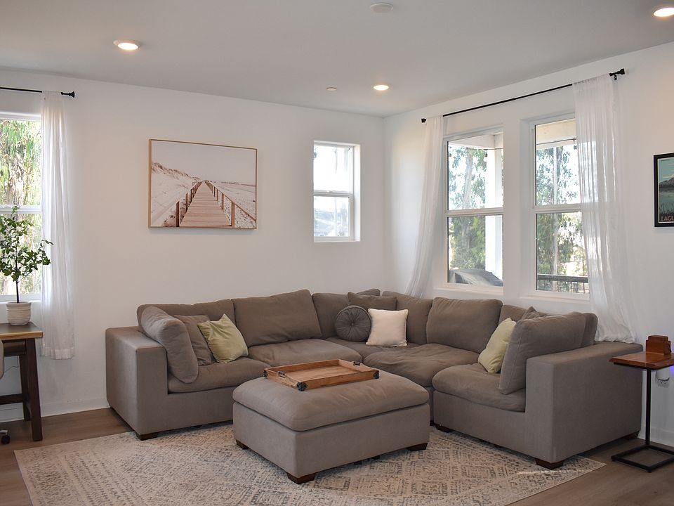 Living Room Located on the Second Floor