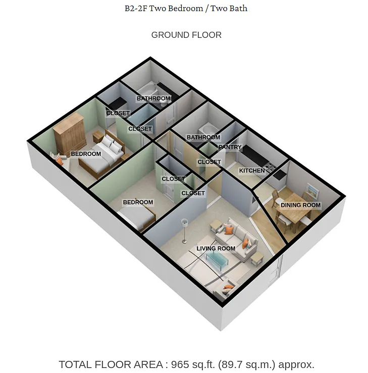 Floor plan B3