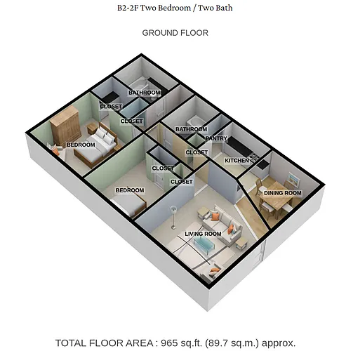 Floor plan B3