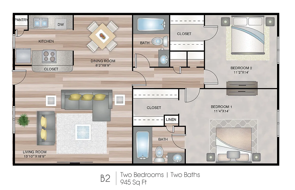 Floor plan B2