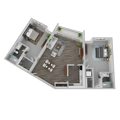 Floor plan Deluxe Split
