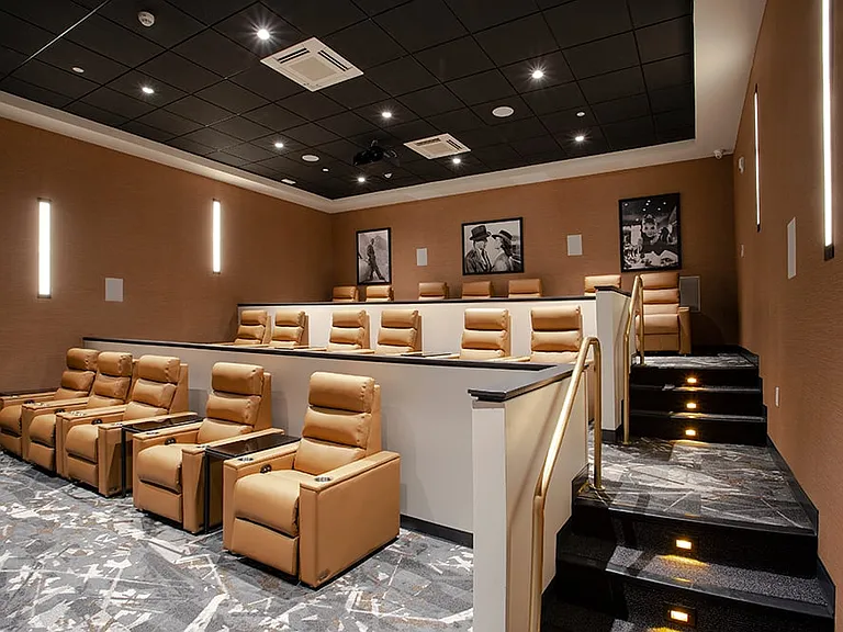 Screening Room with Stadium Seating