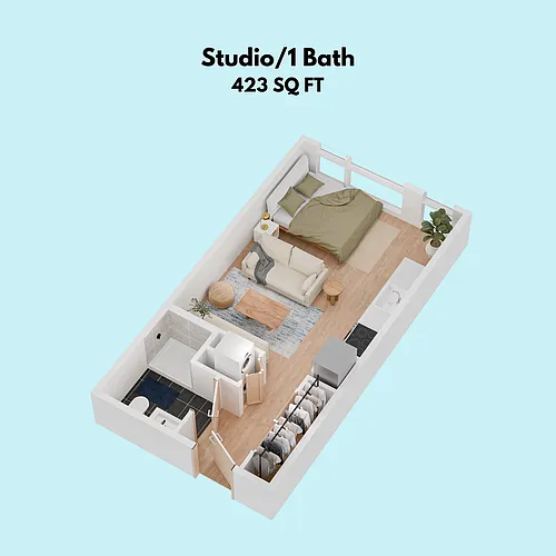 Floor plan Studio