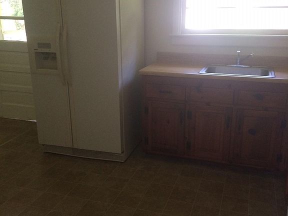Kitchen and rear door to backyard