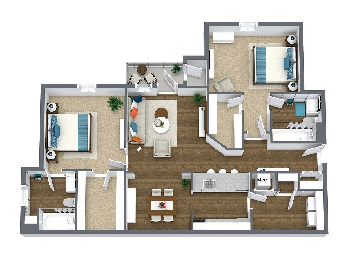 Floor plan The Davenport