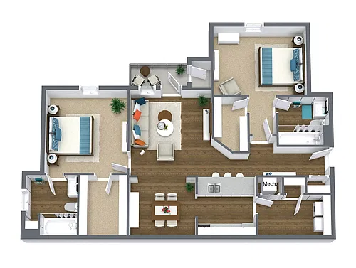 Floor plan The Davenport