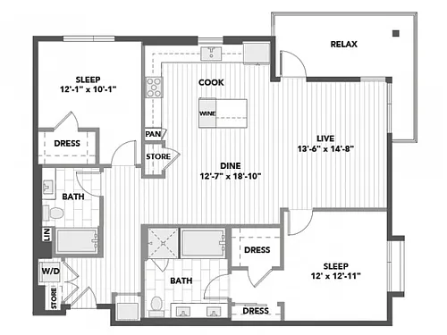 Floor plan C7