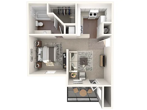 Floor plan The Lamar Deluxe