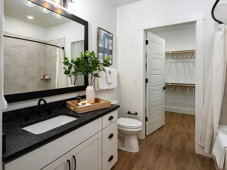 Upgraded Bathroom with Frameless Walk-In Shower & Designer Finishes