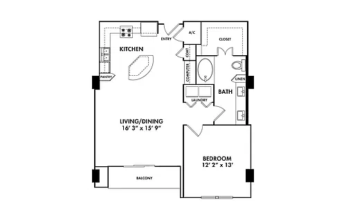 Floor plan A10A