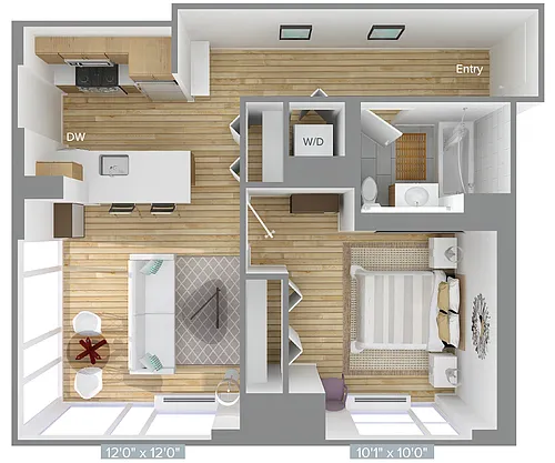 Floor plan A4S-703