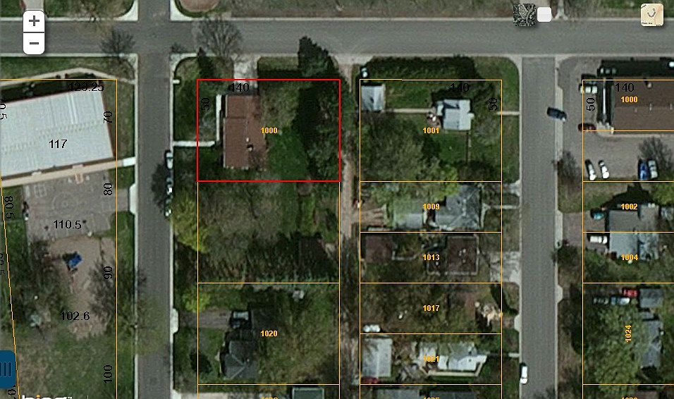 Arial view of both lots  