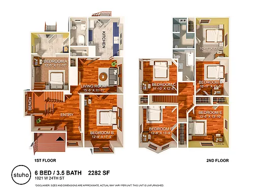 Floor plan 6 Bedroom