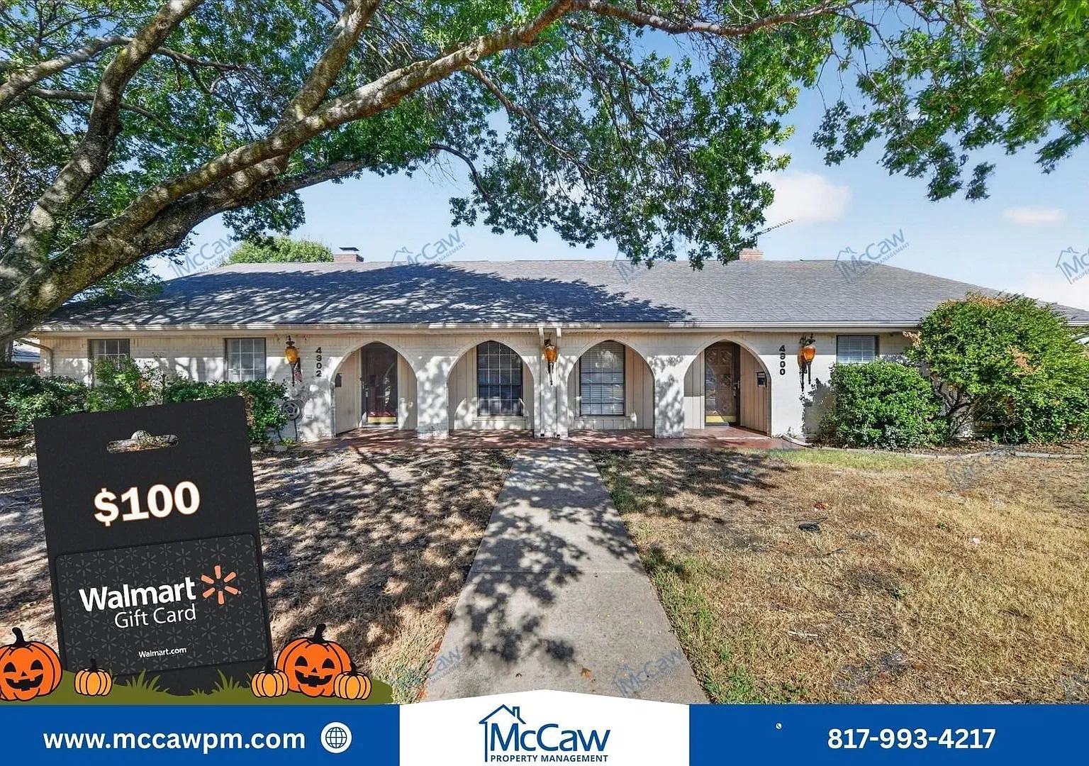 Now Available! Freshly Updated 3/2/2 Half-Duplex in Fort Worth! — Photo 1