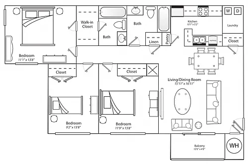 Floor plan Garfield