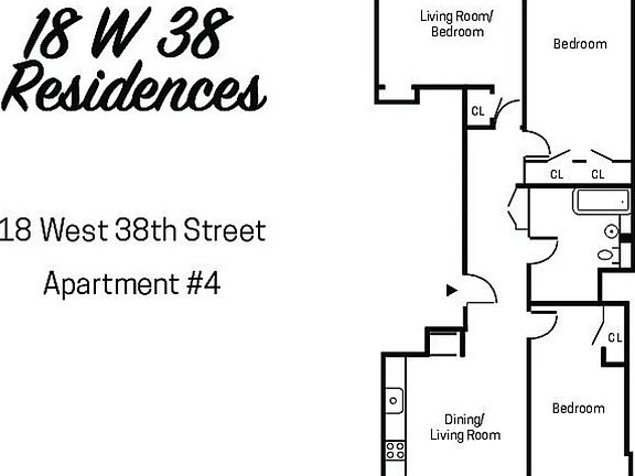2nd image of 18 W 38th St APT 4