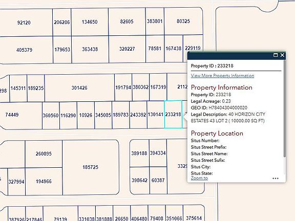 2nd image of Pn 233218 40 Horizon City Ests Lot 2