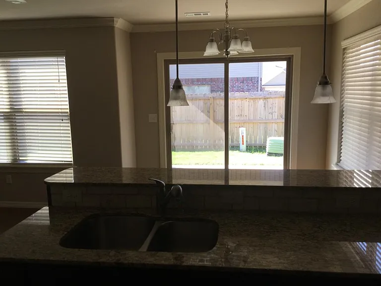 Patio door from kitchen